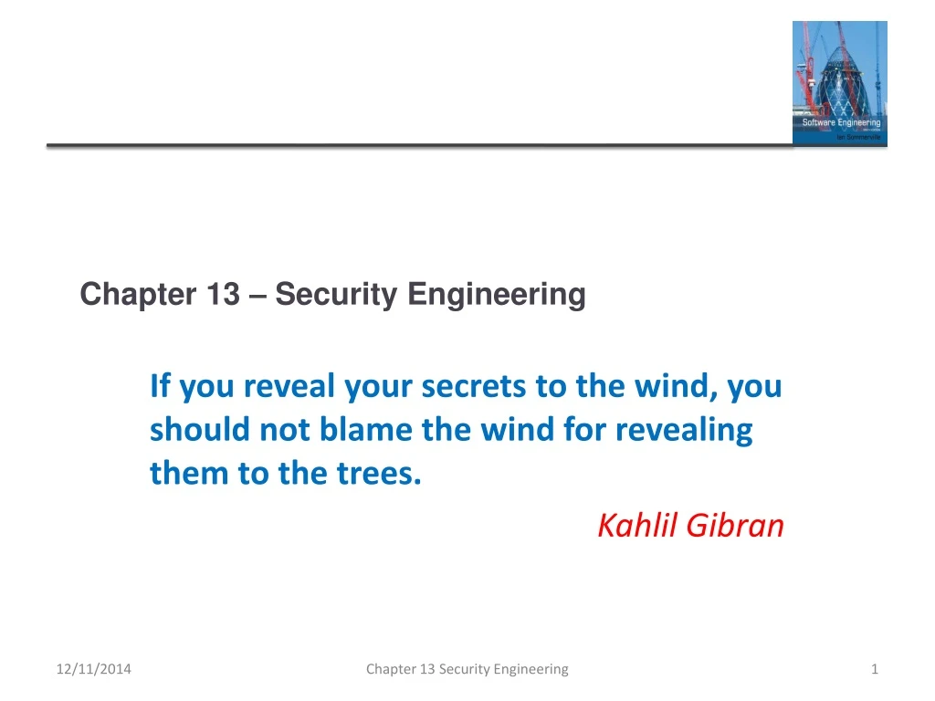 chapter 13 security engineering