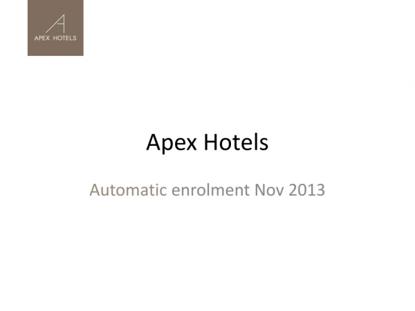 Apex Hotels