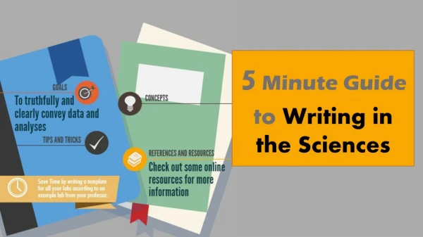 5 Minute Guide to Writing in the Sciences