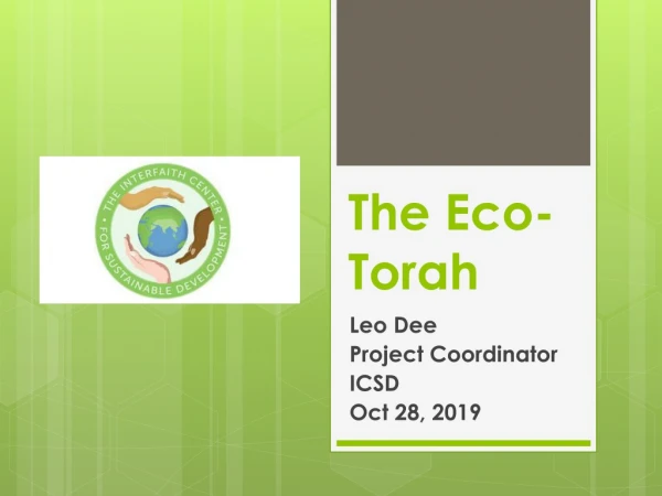 The Eco-Torah