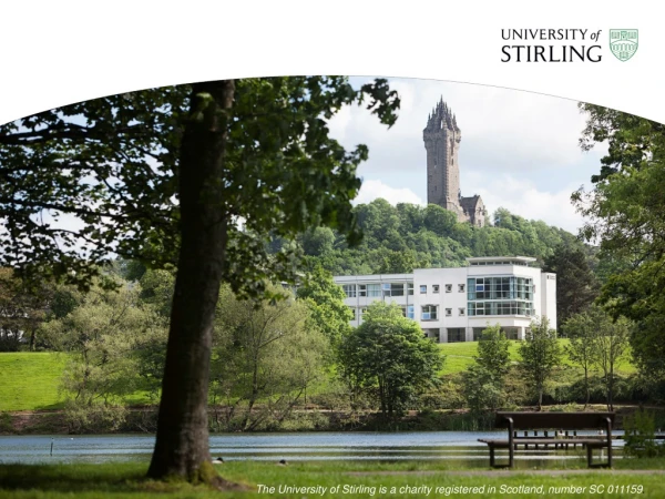 The University of Stirling is a charity registered in Scotland, number SC 011159 .