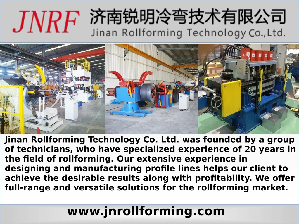 jinan rollforming technology co ltd was founded