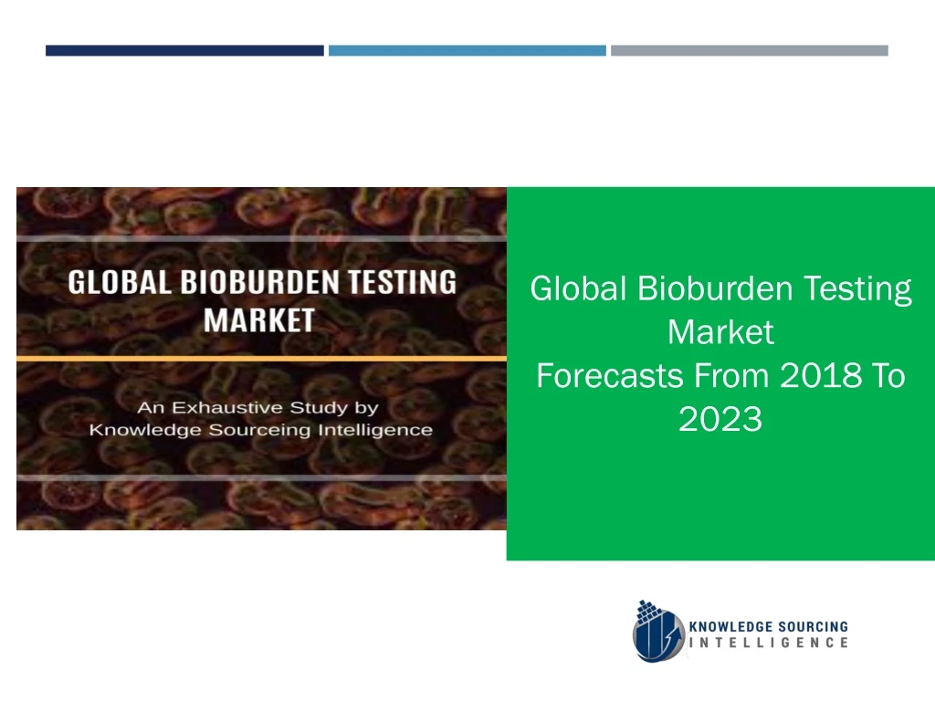 global bioburden testing market forecasts from