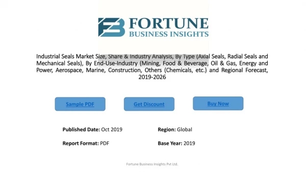 Industrial Seals Market 2019| Demand and Sales Forecasts, Market Share, Market Size, Market Leaders