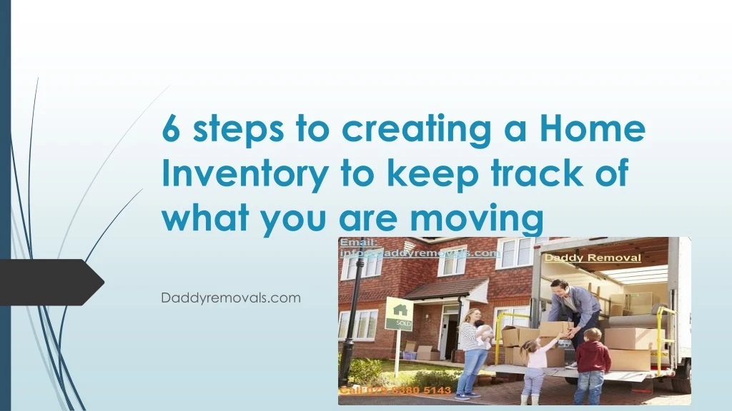 6 steps to creating a home inventory to keep track of what you are moving