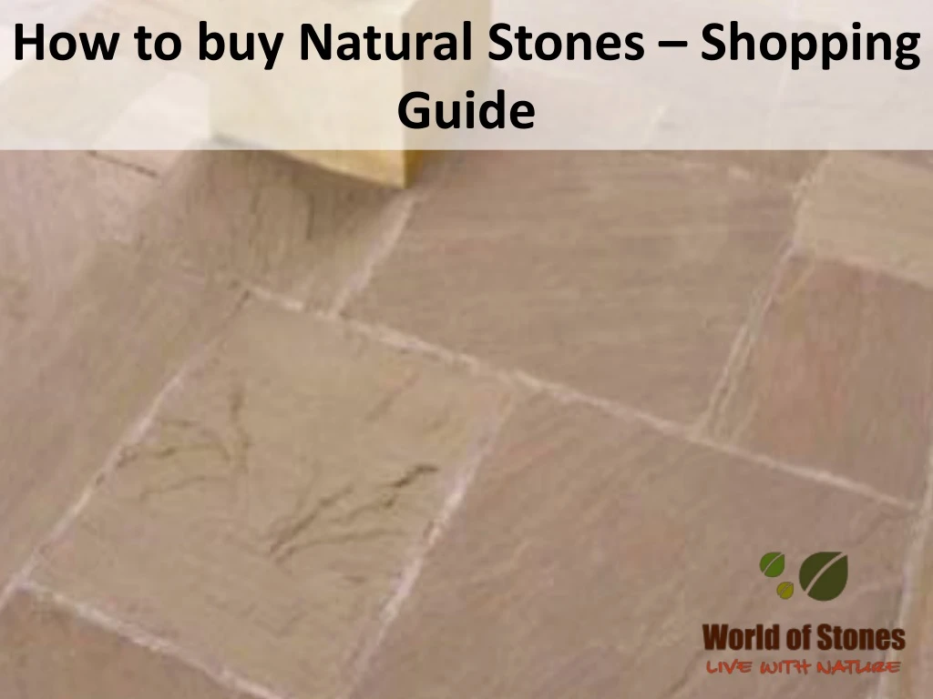 how to buy natural stones shopping guide