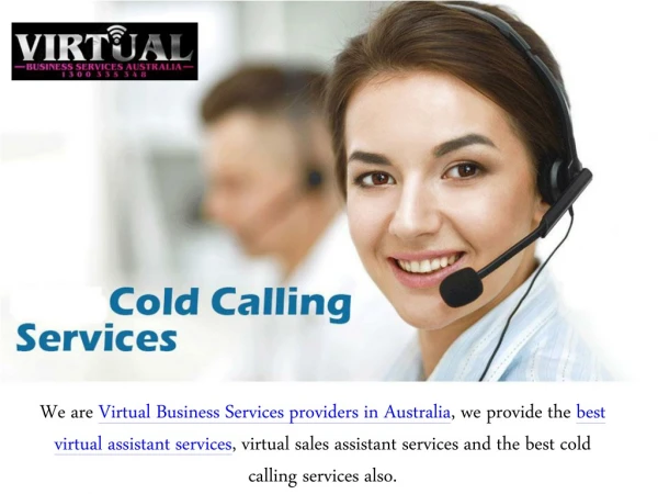 We Provide Cold Calling services In Australia - Virtual Business Services