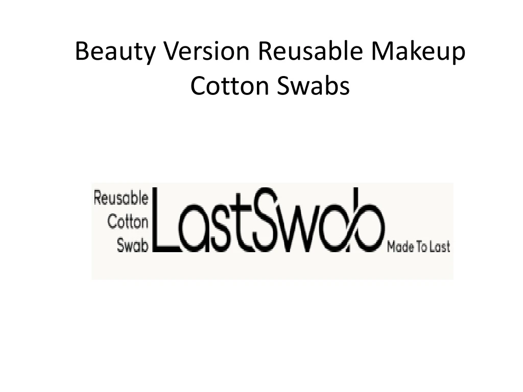 beauty version reusable makeup cotton swabs