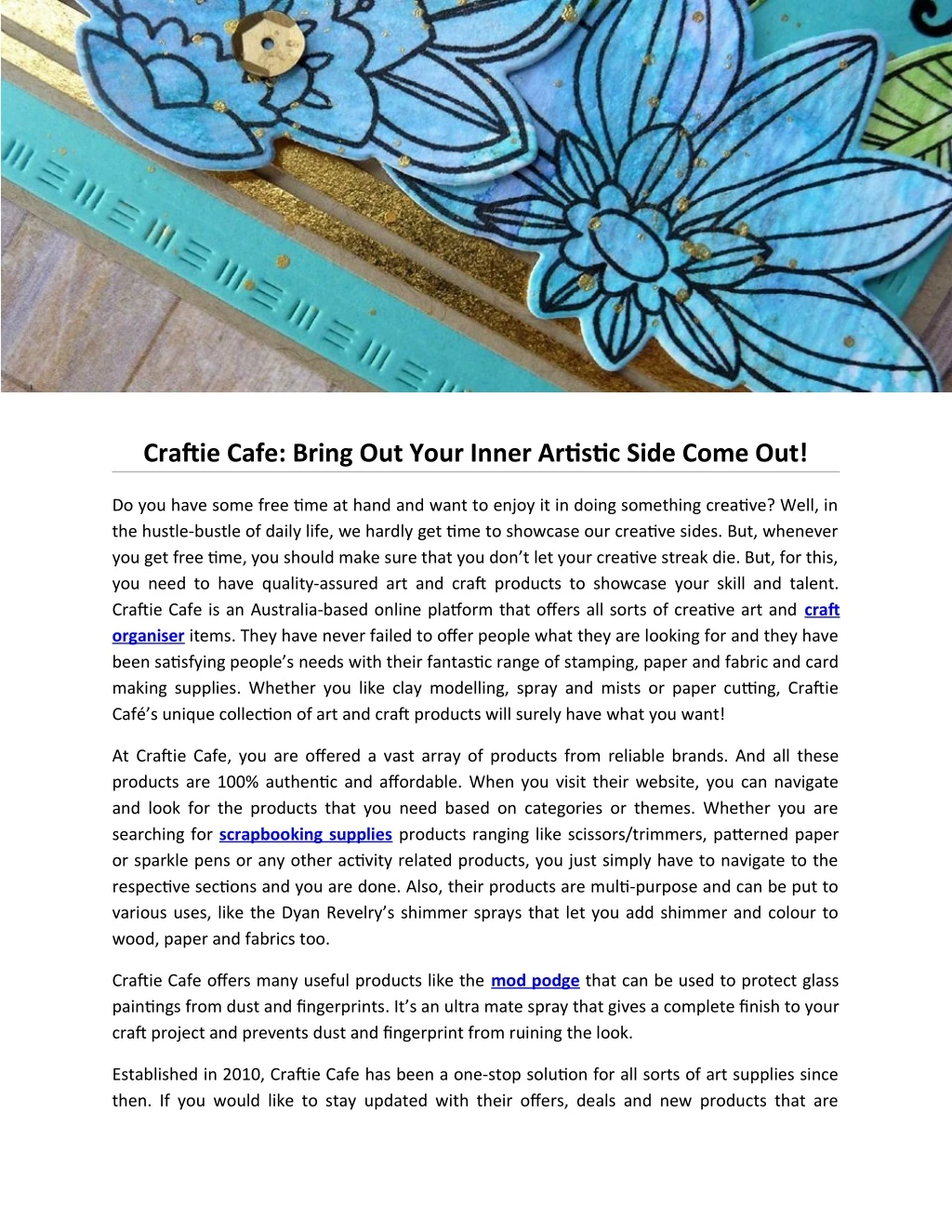 craftie cafe bring out your inner artistic side