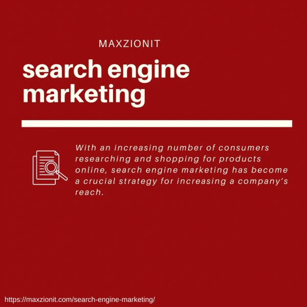 Search Engine Marketing SEM Services | Maxzion IT