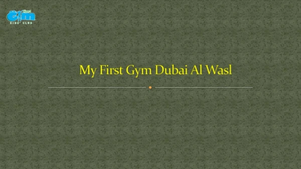 Get Baby Gym Classes Dubai