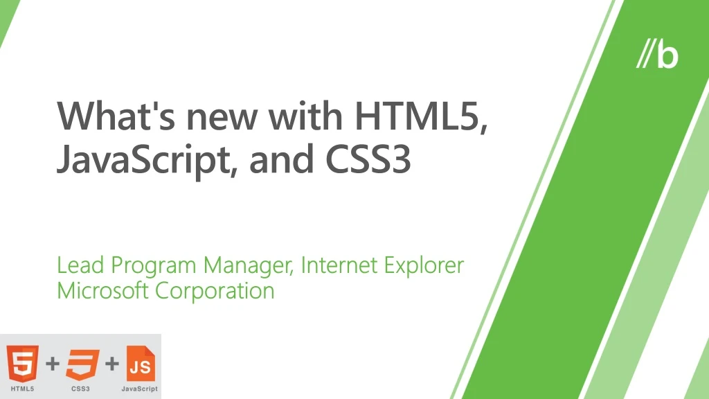 what s new with html5 javascript and css3