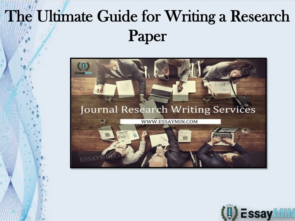 the ultimate g uide for writing a r esearch paper