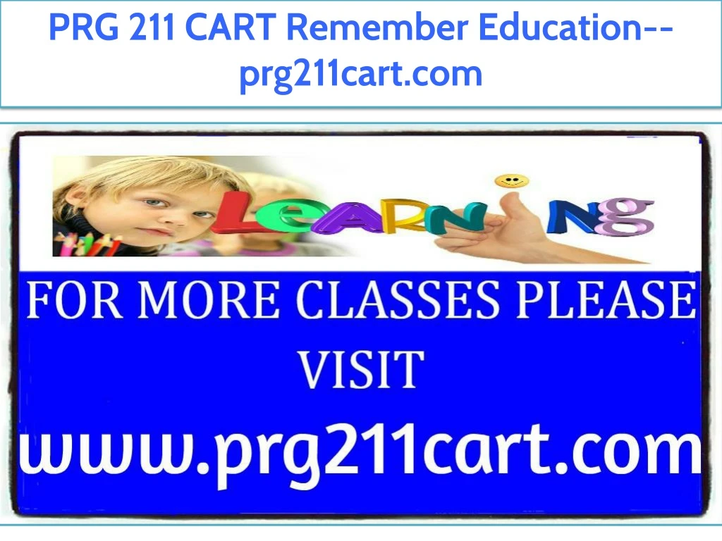 prg 211 cart remember education prg211cart com