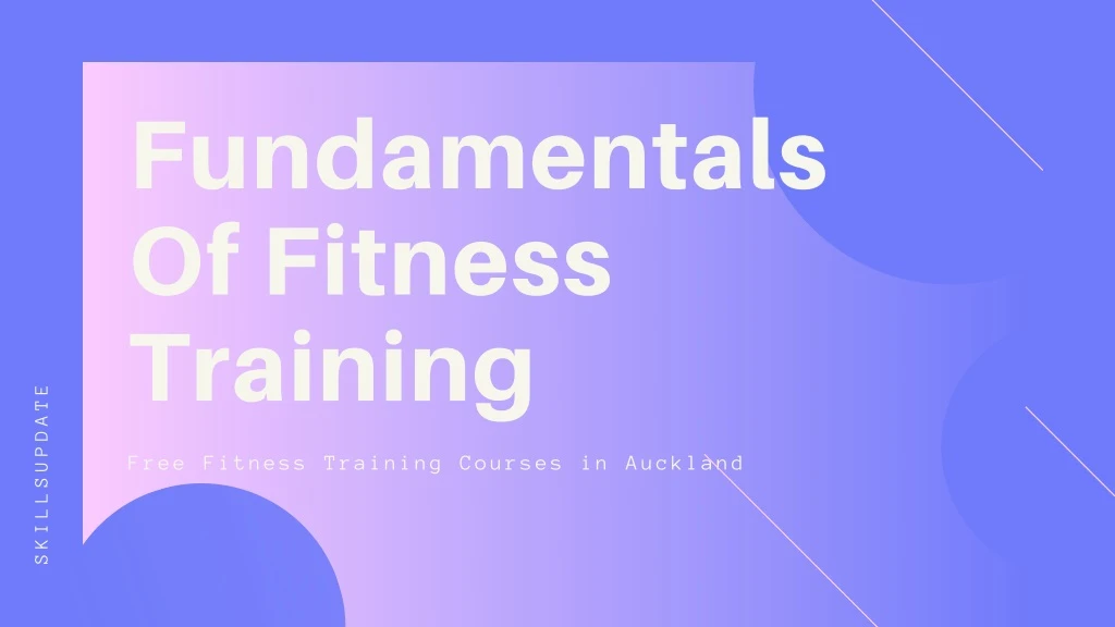 fundamentals of fitness training