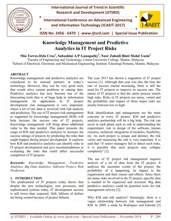 international journal of trend in scientific