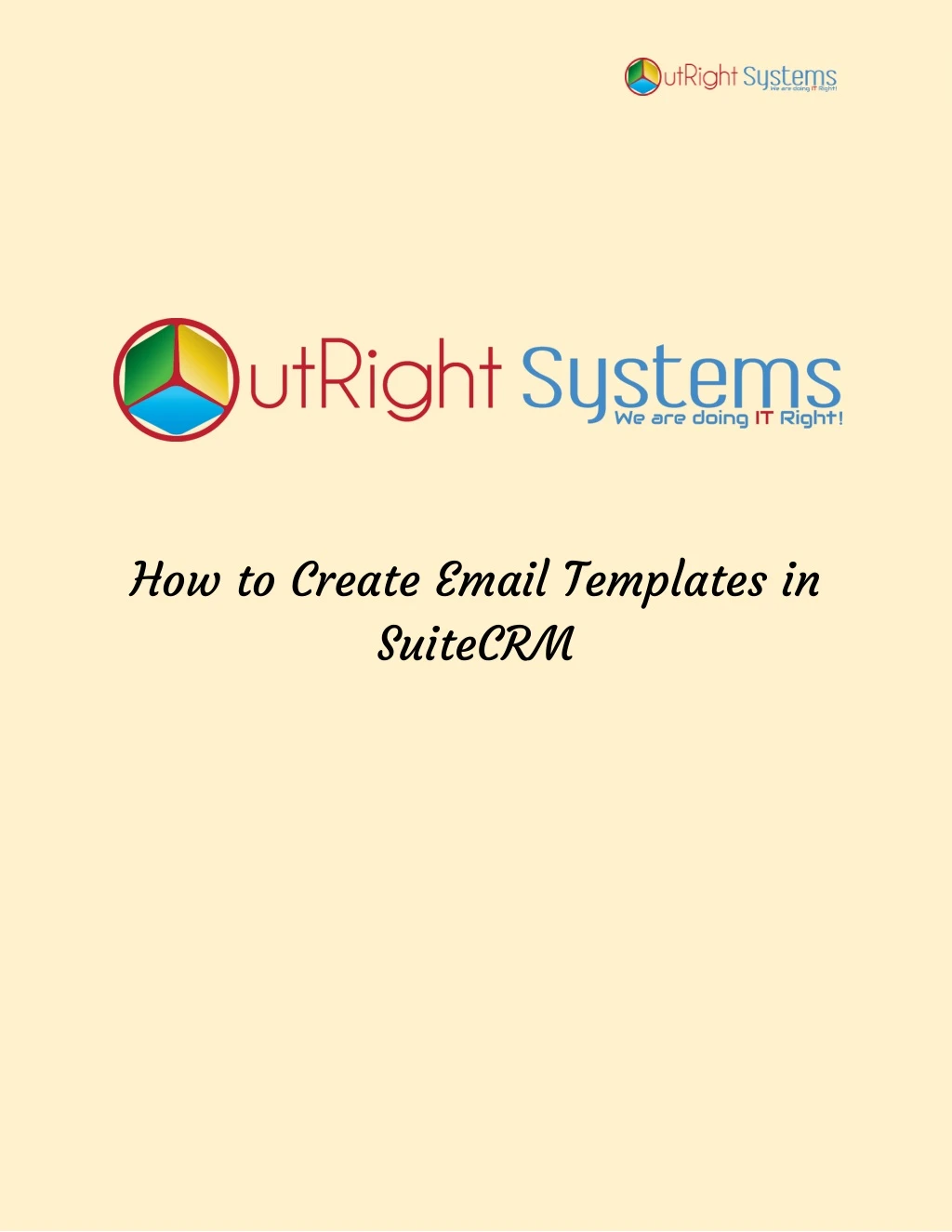 how to create email templates in suitecrm