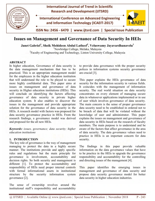 international journal of trend in scientific