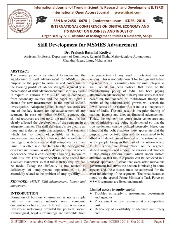 international journal of trend in international