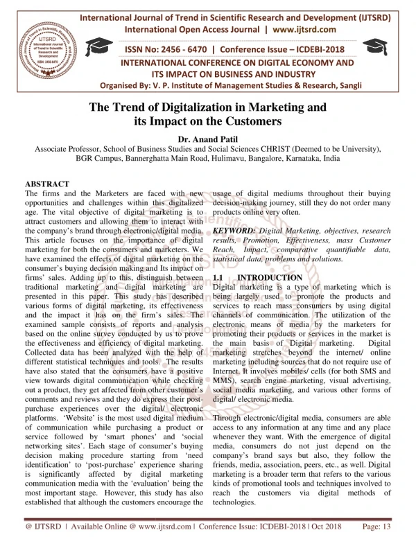 international journal of trend in international