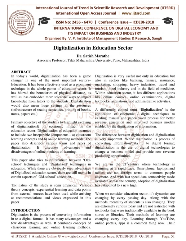 international journal of trend in international