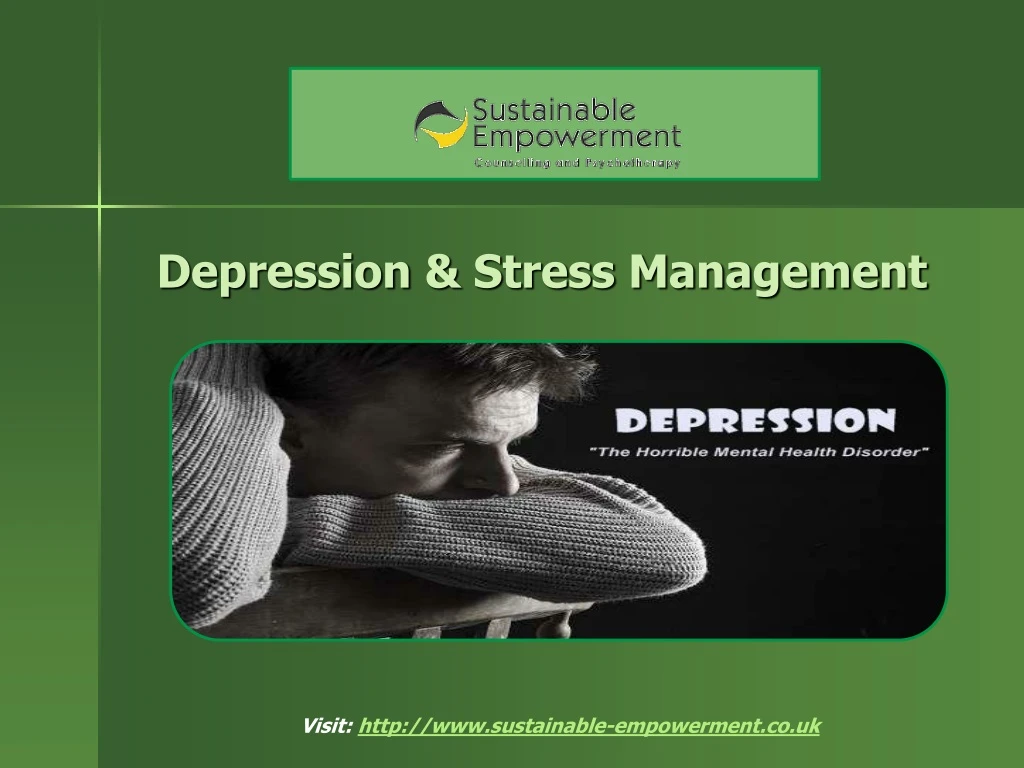 depression stress management
