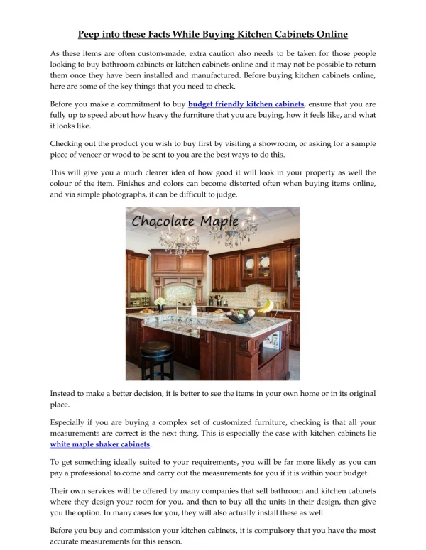 Peep into these Facts While Buying Kitchen Cabinets Online-converted