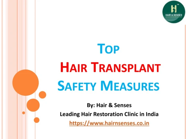 Top Hair Transplant Safety Measures