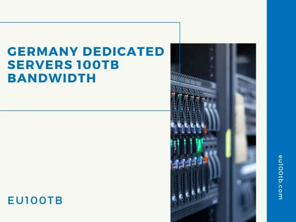 High Bandwidth Dedicated Servers