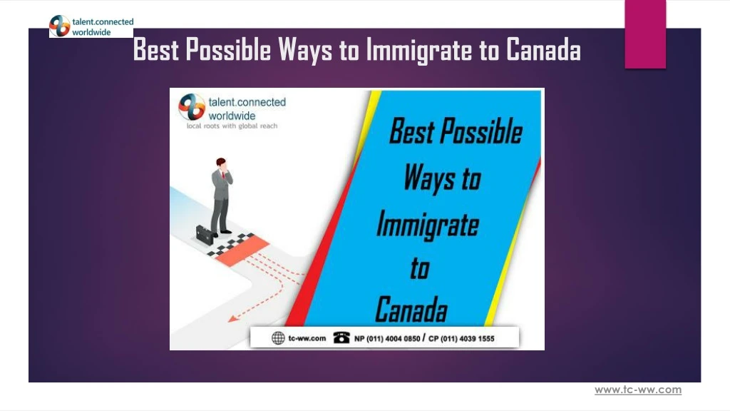best possible ways to immigrate to canada