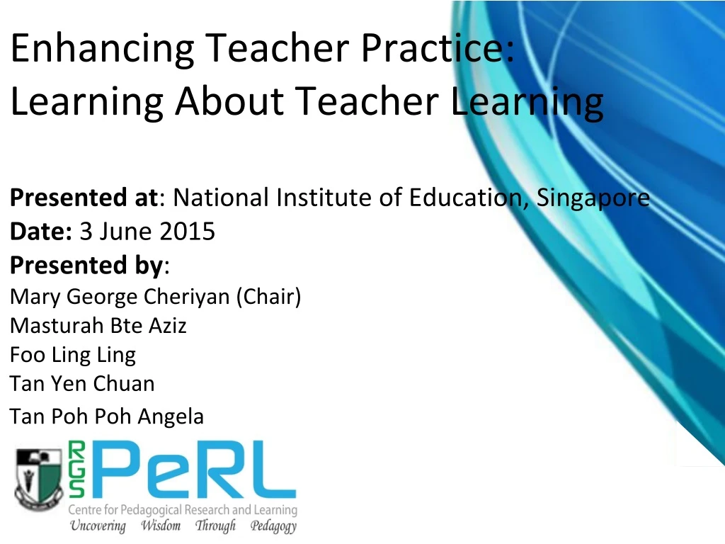 enhancing teacher practice learning about teacher