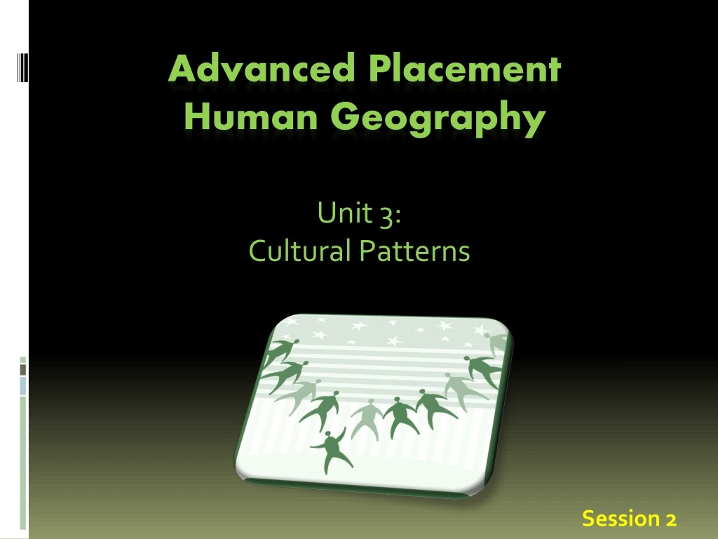 unit 3 cultural patterns