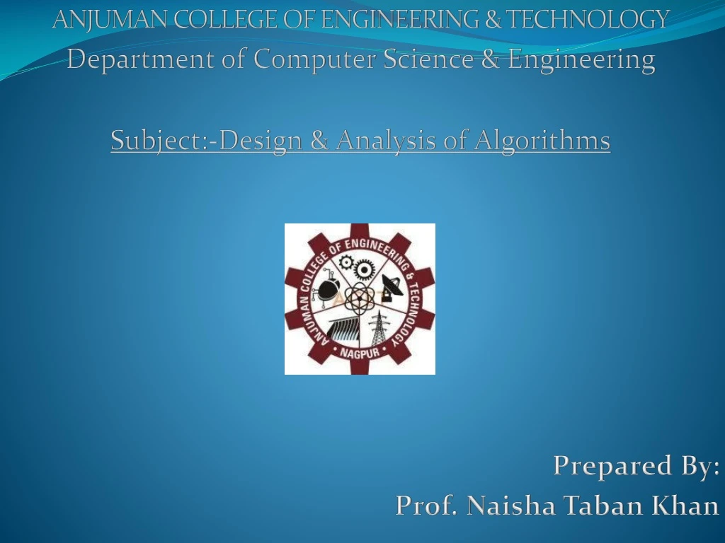 anjuman college of engineering technology