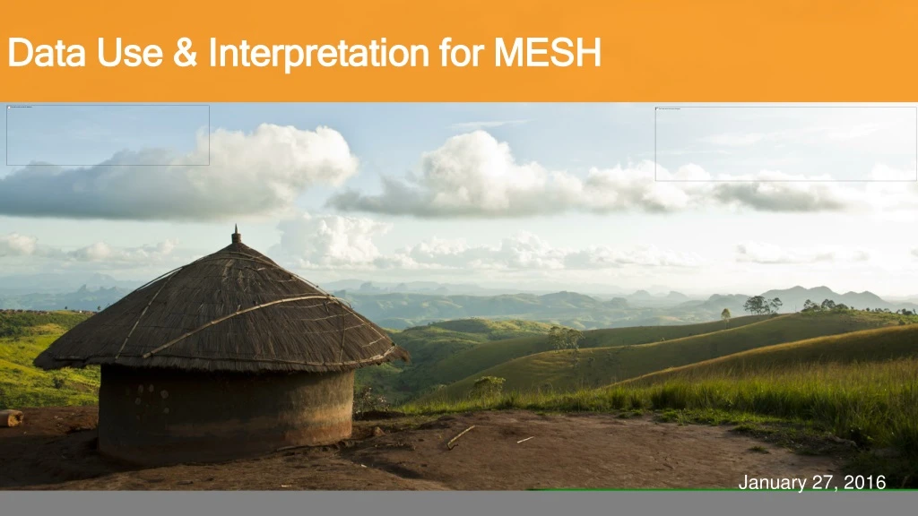 data use interpretation for mesh