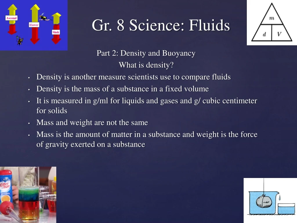 gr 8 science fluids
