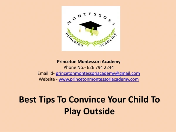 Best Tips To Convince Your Child To Play Outside