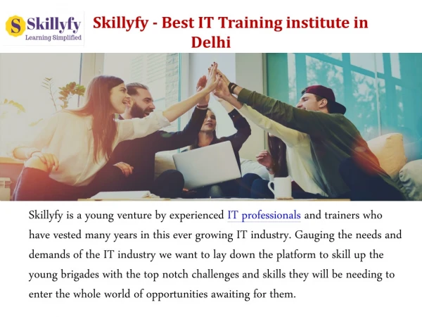 Skillyfy - Best IT Training institute in Delhi