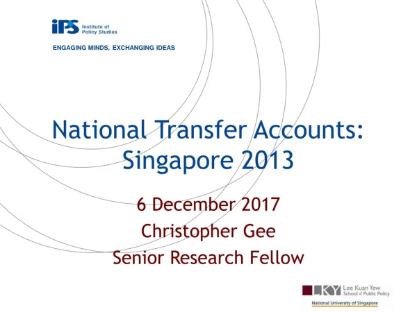 National Transfer Accounts: Singapore 2013