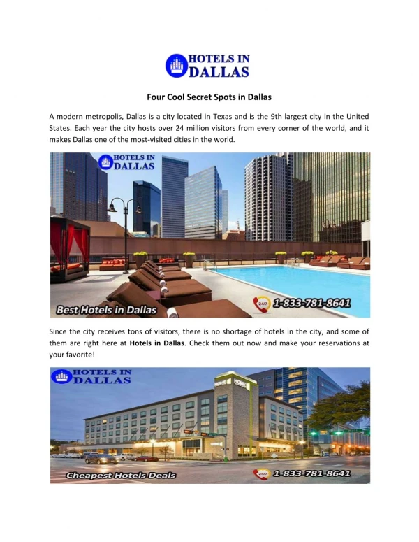 Four Cool Secret Spots in Dallas