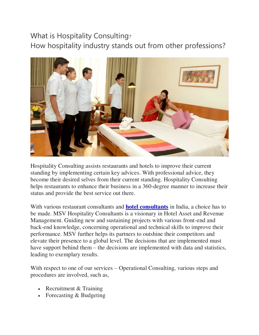 what is hospitality consulting how hospitality