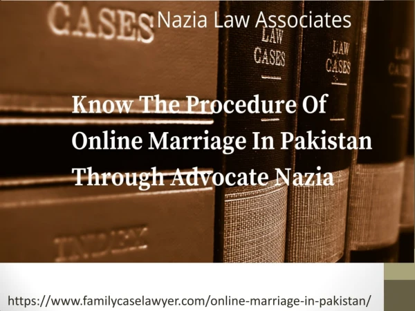 Expert Online Marriage Lawyer In Pakistan & Online Marriage In Pakistan