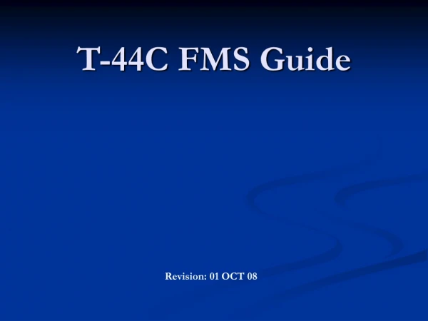 T-44C FMS Guide