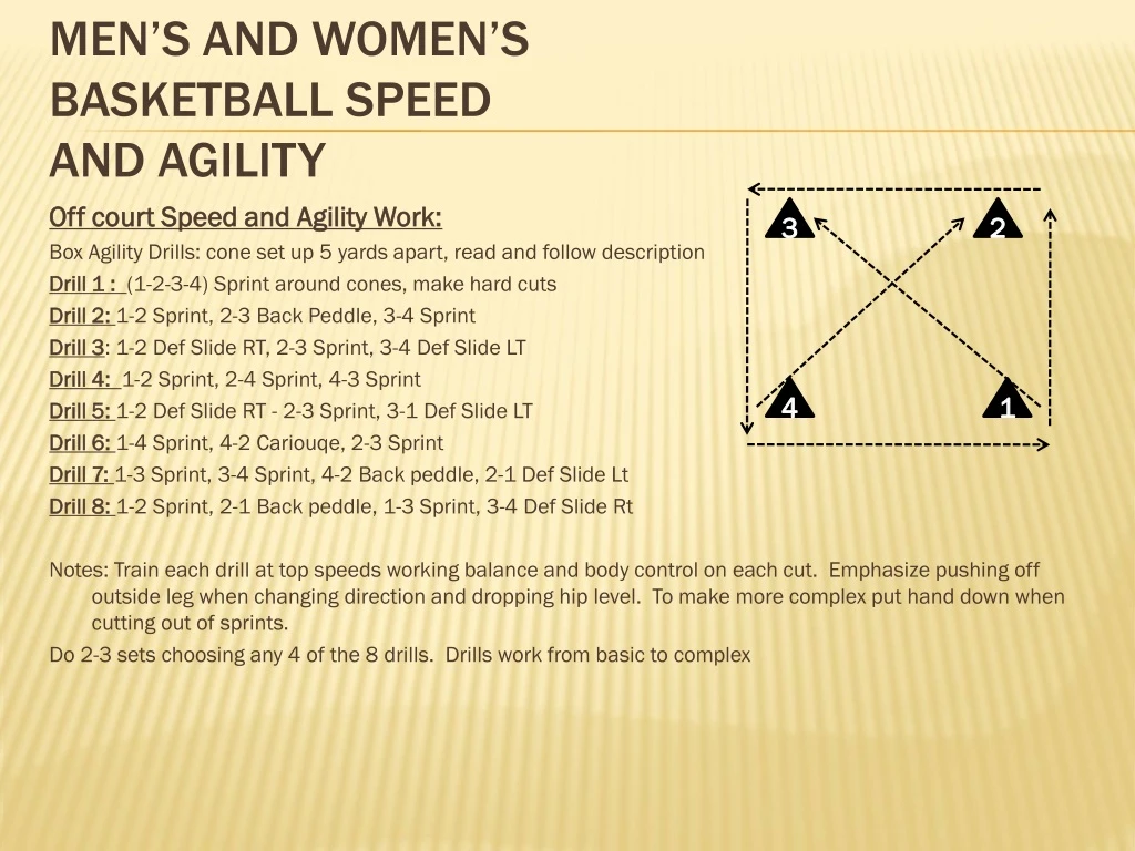 men s and women s basketball speed and agility