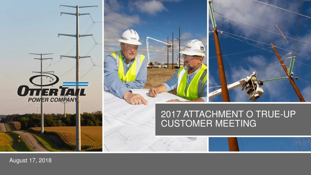 2017 attachment o true up customer meeting