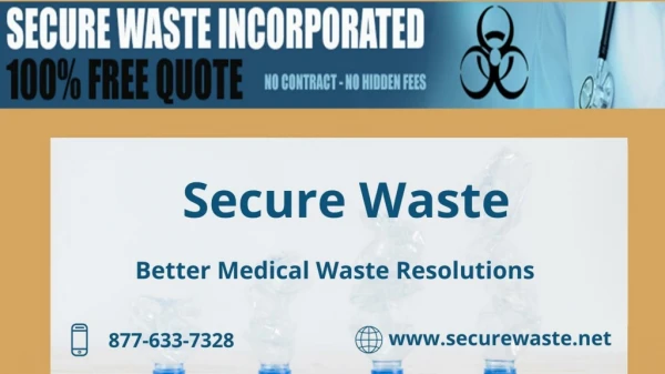Secure Waste — Better medical waste resolutions