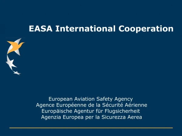 EASA International Cooperation