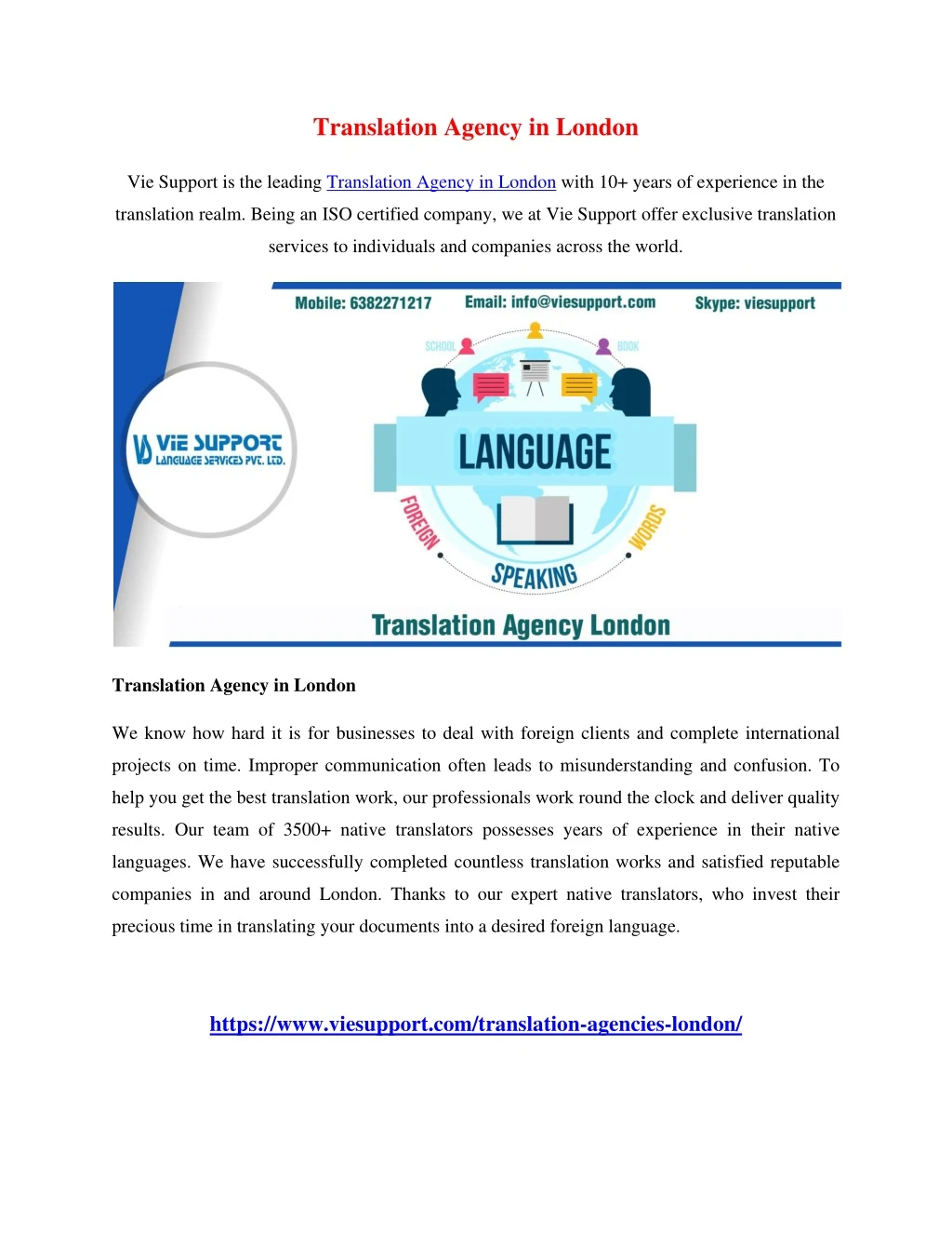 PPT - Translation Agency London PowerPoint Presentation, free download ...