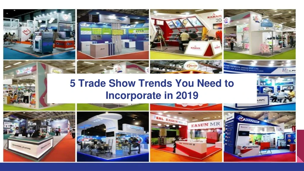 5 trade show trends you need to incorporate