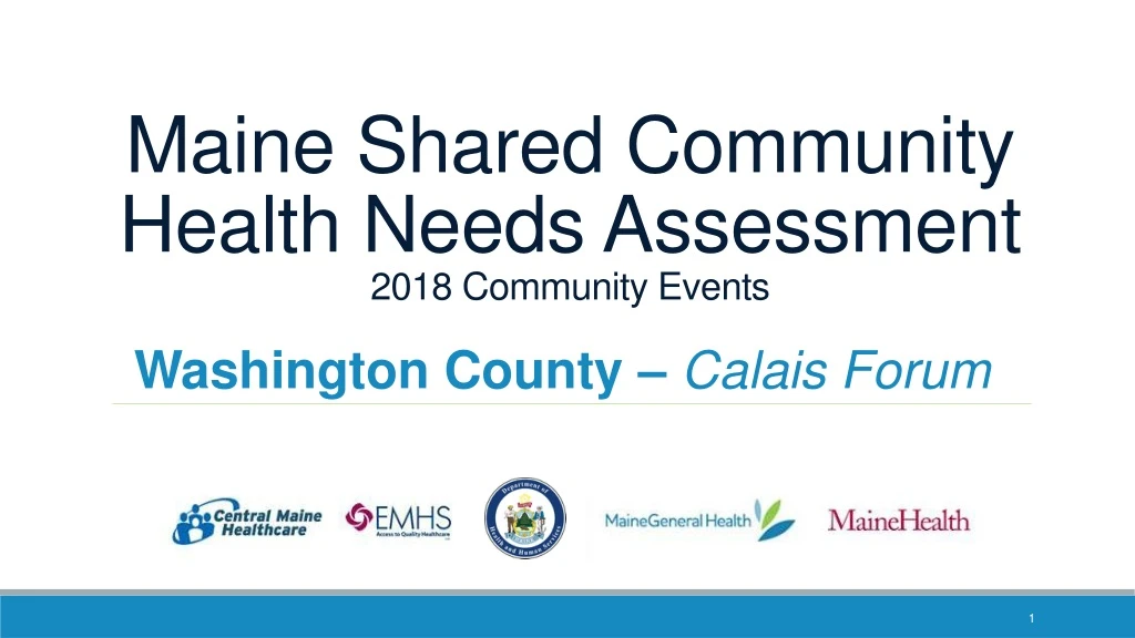 maine shared community health needs assessment 2018 community events