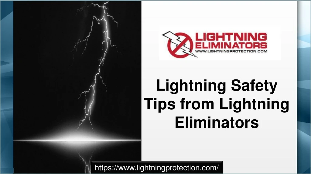 lightning safety tips from lightning eliminators